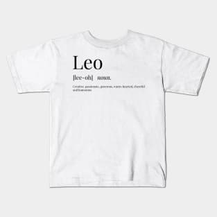 Leo Definition Kids T-Shirt